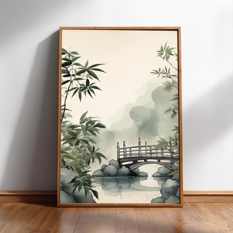 Japandi Wall Art Minimal Botan - Japanese Zen Lifestyle incelemesi ve fiyatı