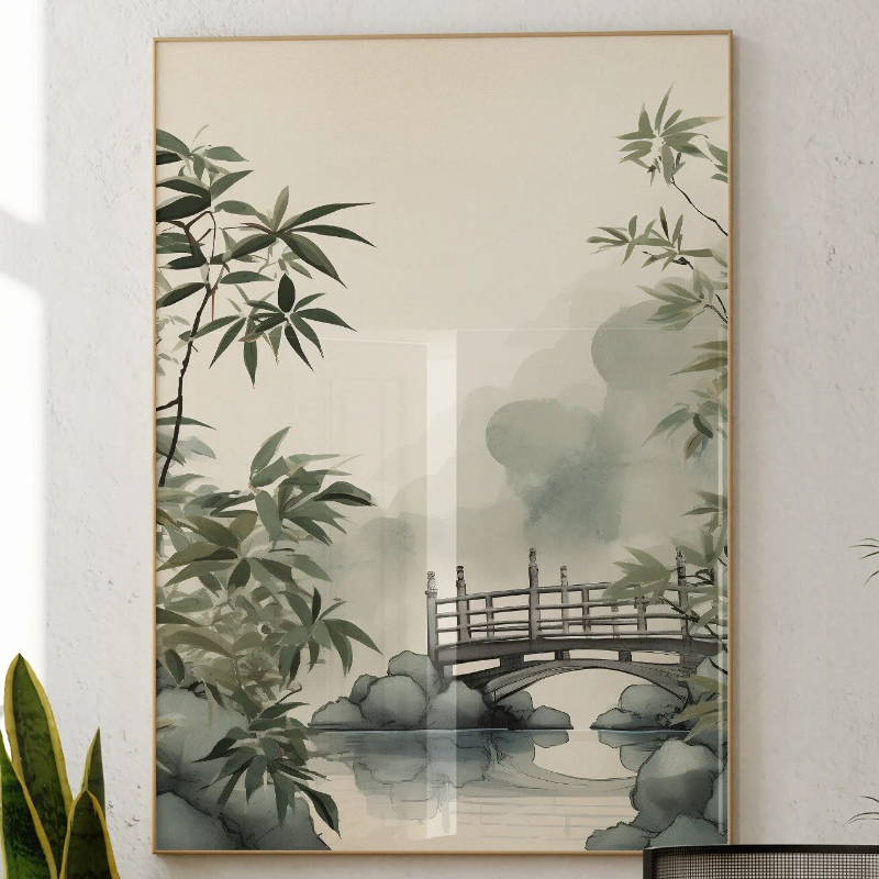 Japandi Wall Art Minimal Botan - Japanese Zen Lifestyle incelemesi ve fiyatı