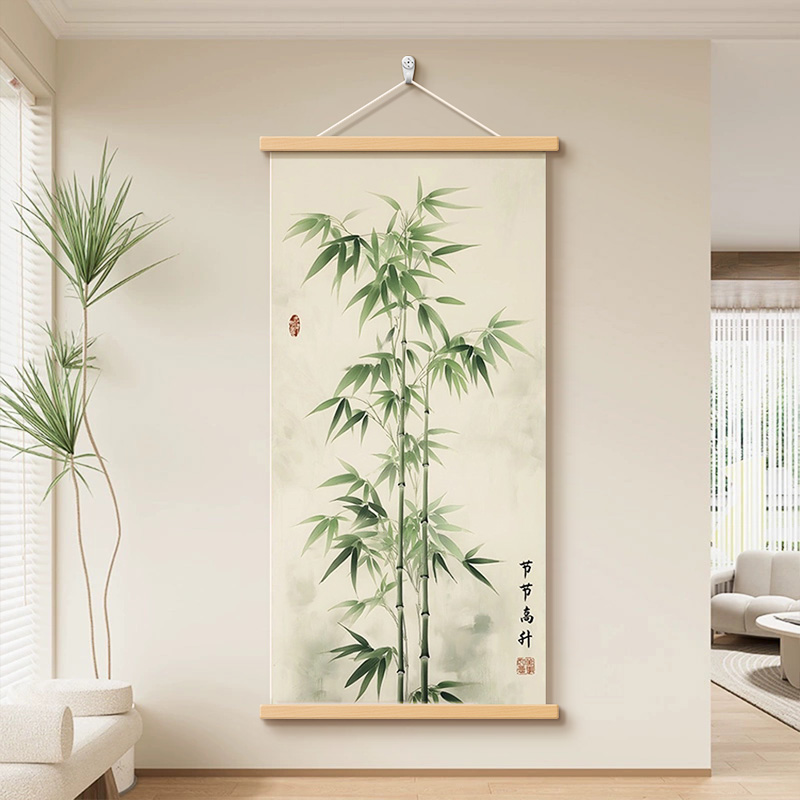 Japanese Zen Bamboo Scroll Wal - Japanese Zen Lifestyle incelemesi ve fiyatı