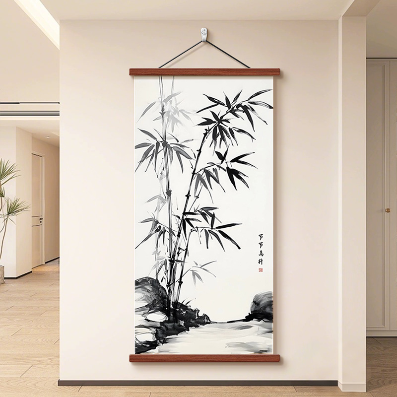 Japanese Zen Bamboo Scroll Wal - Japanese Zen Lifestyle incelemesi ve fiyatı