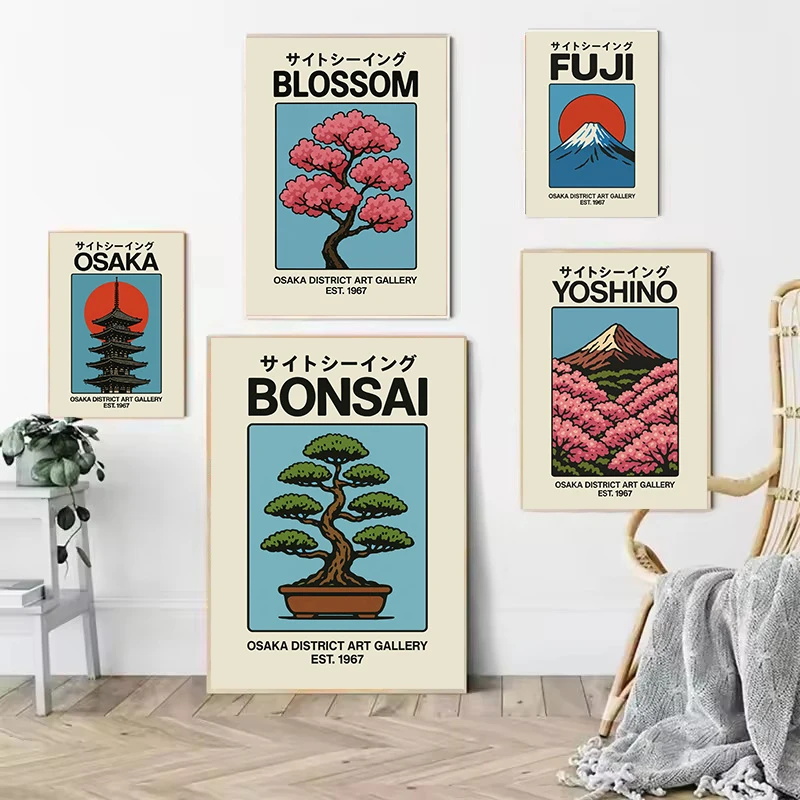 Vintage Japan Traveling Art Os - Japanese Zen Lifestyle incelemesi ve fiyatı
