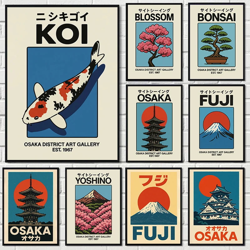 Vintage Japan Traveling Art Os - Japanese Zen Lifestyle incelemesi ve fiyatı