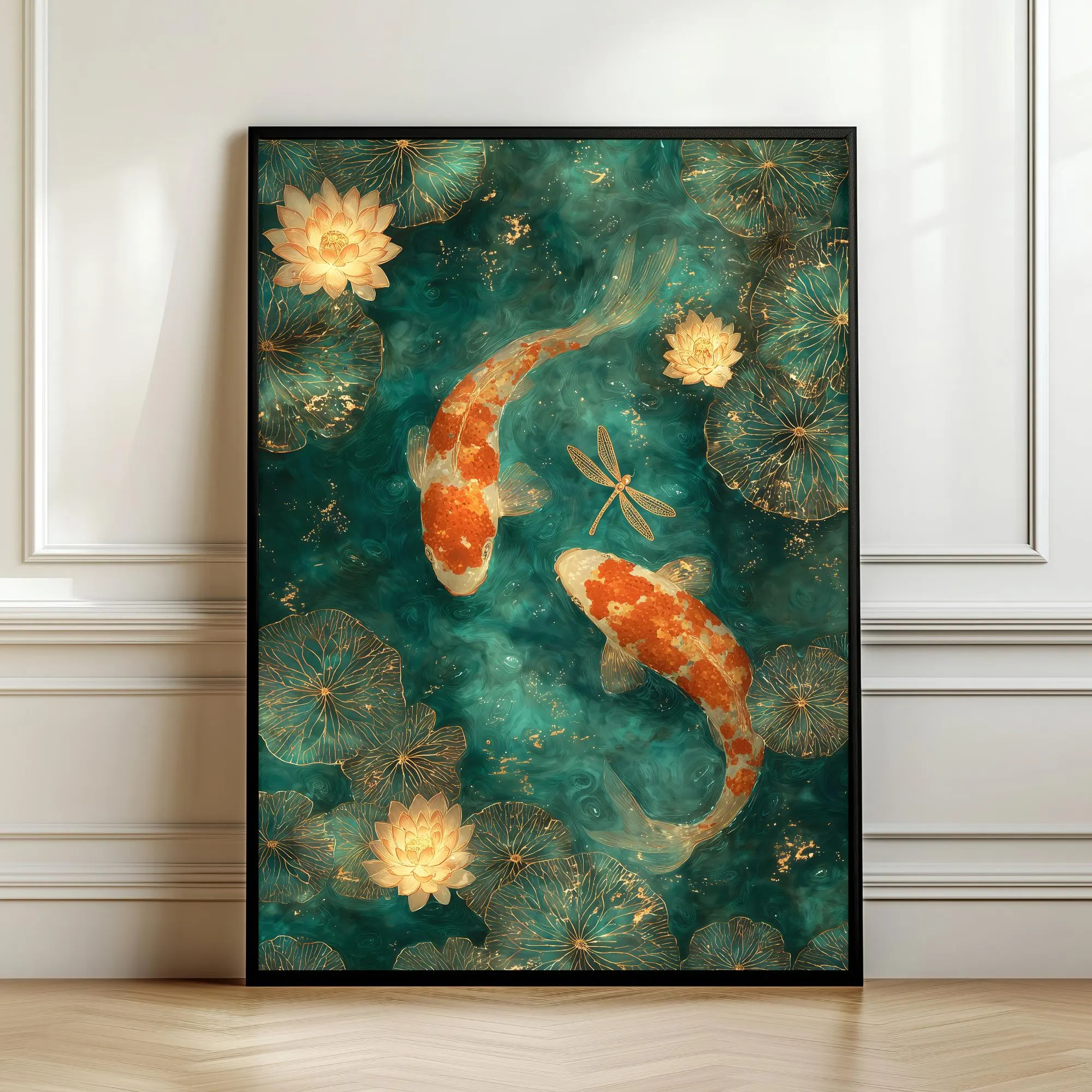 Yin Yang Koi Poster, Koi Fish  - Japanese Zen Lifestyle incelemesi ve fiyatı