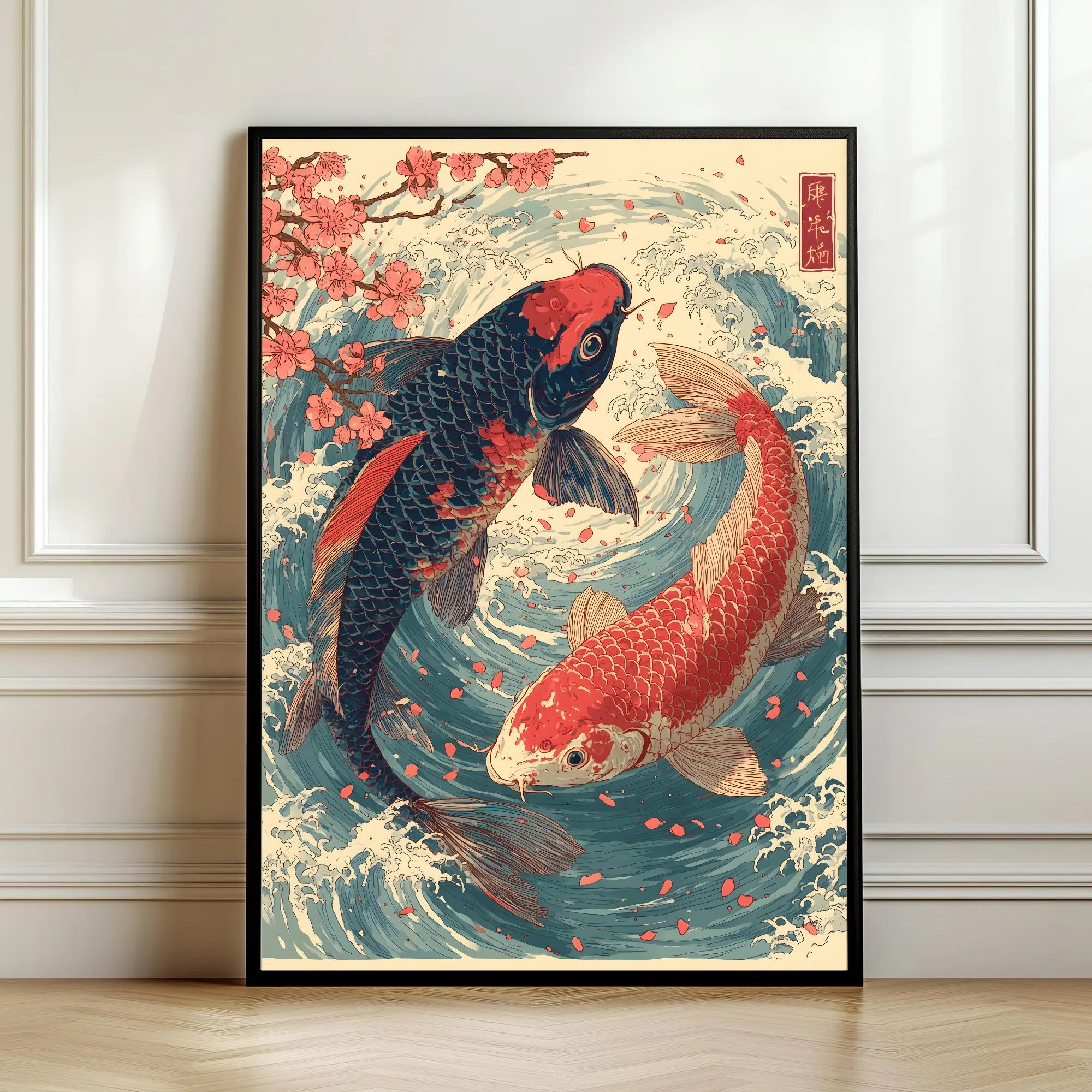 Yin Yang Koi Poster, Koi Fish  - Japanese Zen Lifestyle incelemesi ve fiyatı