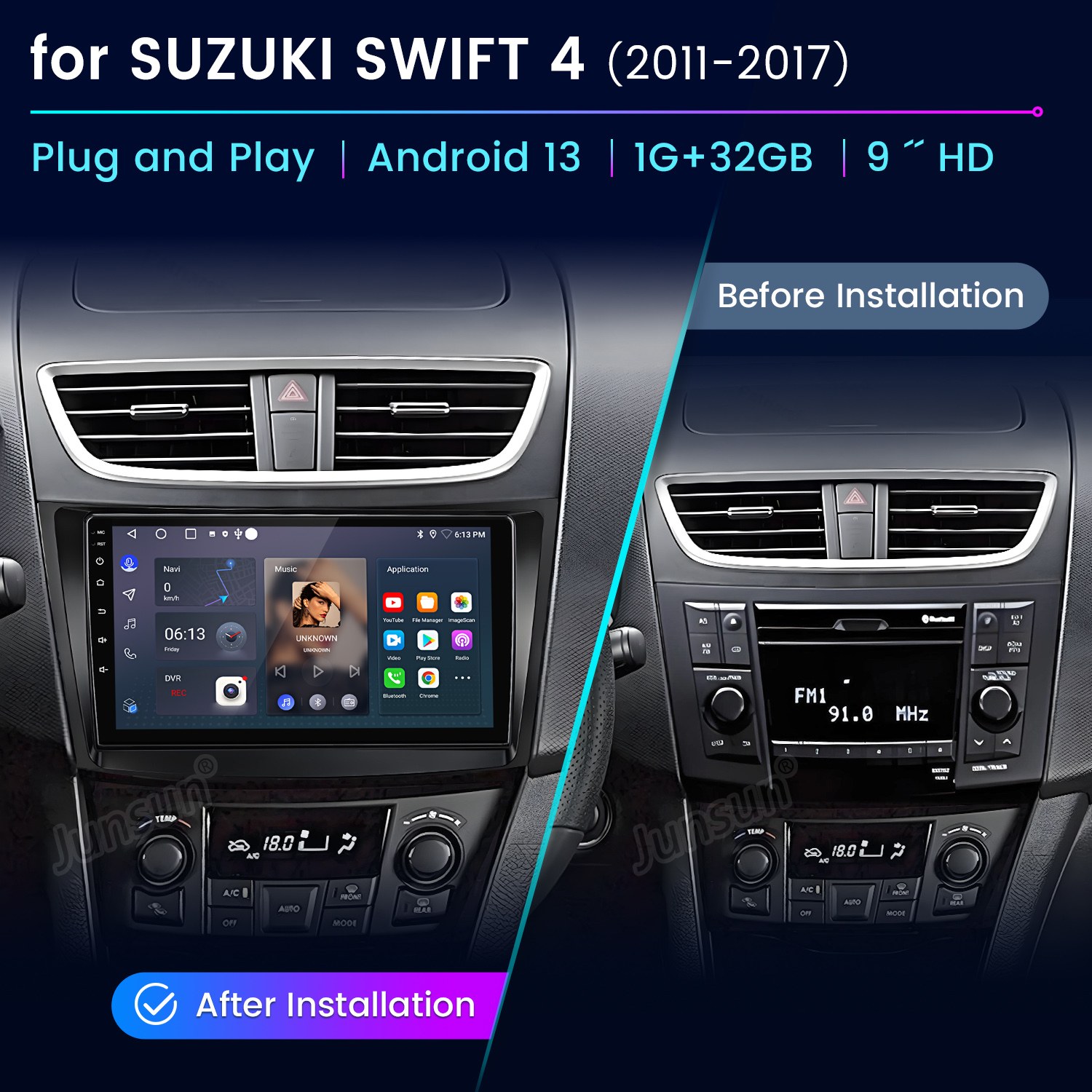 Junsun AI Voice Car Stereo Rad - Japanese Work Lifestyle incelemesi ve fiyatı